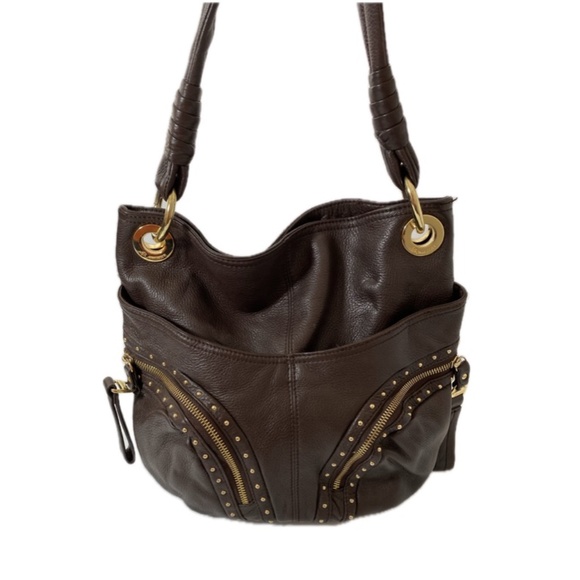 B. Makowsky Leather Purse + Dust Bag - Picture 1 of 15